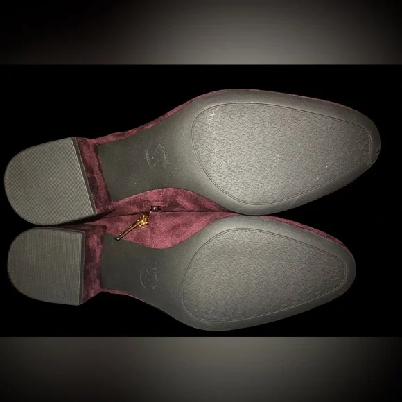 NEW Michael Kors Braden High Heel Boot Merlot - Picture 3 of 7